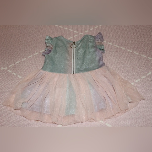 Isobella & Chloe 12 Month Glitter Tulle Baby Girl Dress BRAND NEW w/o tag - Picture 2 of 6